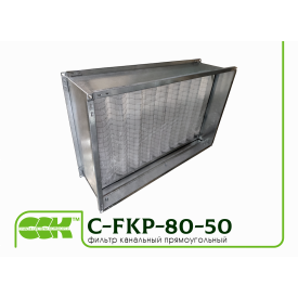 Фільтр канальний прямокутний C-FKP-80-50-G4-panel