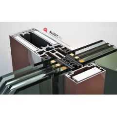 Панорамные окна из алюминия от фабрики алюминиевых конструкций Редвин Групп Покровск