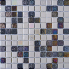 Мозаика AquaMo White&Grey Matt 31,7х31,7 см (000091776) Ровно