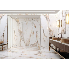 Фото - Керамогранитная плитка напольная матовая Cerrad Calacatta Gold Rect. 59,7х59,7 см (5903313315210) Керамогранитная плитка напольная матовая Cerrad Calacatta Gold Rect. 59,7х59,7 см (5903313315210)