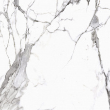 Керамогранитная плитка напольная матовая Cerrad Calacatta White Satyna 119,7х119,7 см (5903313317207)