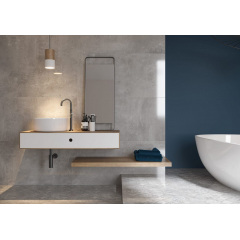 Керамогранитная плитка напольная матовая Cerrad Softcement Silver Rect. 119,7х279,7 см (5903313315913) Михайловка