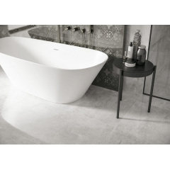 Керамогранитная плитка напольная полированная Cerrad Softcement White Poler 29,7х119,7 см (5903313317382) Луцьк