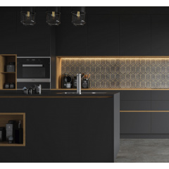 Керамогранитная плитка Cerrad Softcement Silver Decor Geo Rect. декор 29,7х119,7 см (5903313315166) Луцьк