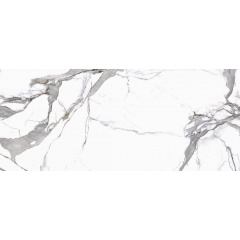 Керамогранитная плитка напольная матовая Cerrad Calacatta White Satyna 119,7х279,7 см (5903313317689) Київ