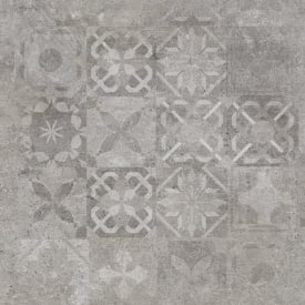 Керамогранитная плитка Cerrad Softcement Silver Decor Patchwork Rect. декор 59,7х59,7 см (5903313318020)