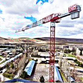 Бувший у використанні баштовий кран TGM