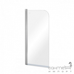 Шторка для ванны Besco Prime-1 70x140 прозрачное стекло Ровно