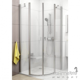 Душовий куточок Ravak Chrome CSKK4-80 полір. алюміній/прозоре 3Q140C00Z1