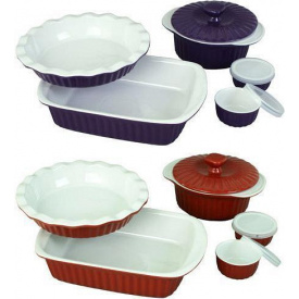 Набор керамической посуды Kamille для запекания 8 предметов