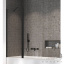 Шторка для ванны Radaway Nes Black PND 130 10009130-54-01L левосторонняя, черная/прозрачное стекло Херсон