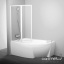 Шторка для ванни Ravak VSK2-140 L білий/прозорий (скло) 76L70100Z1 ліва Ужгород
