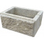 Блок столбовой декоративный рваный камень 300х400 серый Житомир