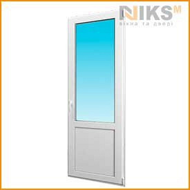 Пластикові двері Білі WDS404 900х2100 мм NIKS-M