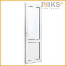 Пластикові двері Білі WDS404 900х2100 мм NIKS-M
