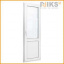 Пластиковые двери Белые WDS404 900х2100 мм NIKS-M Киев