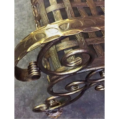 Лавка металева кована срібляста Legran Павлоград