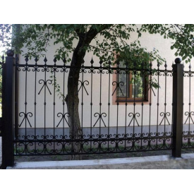 Забор металлический с балками Legran