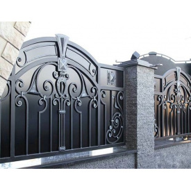 Паркан металевий кований закритий Legran