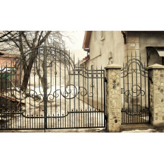 Ковані ворота ажурні з хвірткою Legran Белая Церковь
