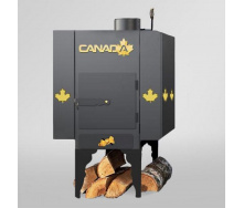 Піч дров`яна Canada з теплоаккумулятором і захисним декоративним кожухом