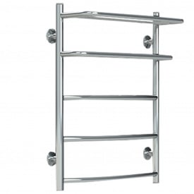 Полотенцесушитель UNIO Op W 600-500-5 Оливия с полкой вода