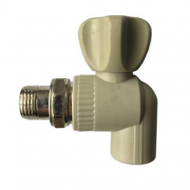 Кран радиаторный угловой Kalde PPR ф25x3/4 22015