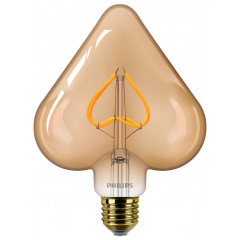 Світлодіодна лампа Philips Filament LED Classic 12W Heart E27 2000K GOLD ND Миколаїв