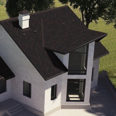 Бітумна черепиця Акцент Коричневий еко Червоноград