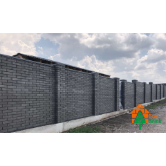 Цегла гіперпресована ECOBRICK гладкий 250х120х65 сірий Миколаїв