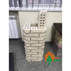Кирпич облицовочный пустотелый ECOBRICK графит Шостка