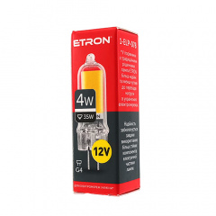 Лампа светодиодная ETRON Light Power 1-ELP-078 G4 Glass 4W 4200K 12V Київ
