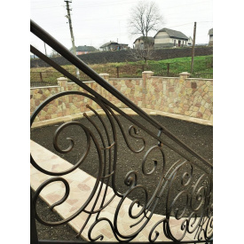 Перила ковані фасадні для приватного будинку Legran 