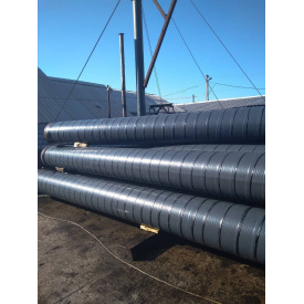 Труба 630 в гидроизоляции лентой Термизол для газопровода