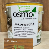 Олія з воском Osmo Decorwachs 2.5л 3166 Walnut Горіх