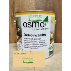 Масло с воском Osmo Decorwachs 2.5л 3136 Birch Береза Киев