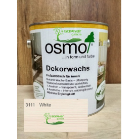 Олія з воском Osmo Decorwachs 2.5л 3111 White Білий
