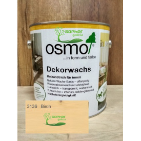 Олія з воском Osmo Decorwachs 2.5л 3136 Birch Береза