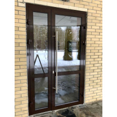Теплые алюминиевые двери SY W70 (1200x2050 мм) Киев