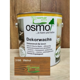 Олія з воском Osmo Decorwachs 2.5л 3166 Walnut Горіх