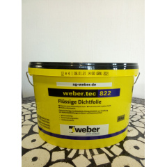 weber tec 822 (8кг колір - сірий) Еластична напіврідка гідроізоляційна мастика готова до нанесення Гайсин