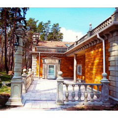 Плитка желтый травертин натуральный камень для фасада 200х400х20мм Киев