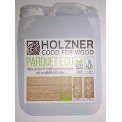 Лак акрил-поліуретановий на водній основі Holzner Parquet ECO 5л Тернопіль