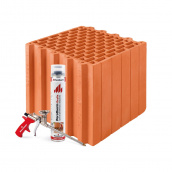 Керамічні блоки Porotherm Klima Dryfix 30