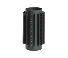 Труба радіатор для димоходу (2 мм) 50 см діаметр 180