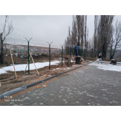 Монтаж забора из сетки по Украине Нововолынск