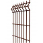 Сетка для забора 2.03 коричневый-ral 8017/Zn+ППЛ/3D/4-4/SZ Ахтырка