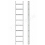 Алюминиевая односекционная приставная лестница на 8 ступеней (универсальная) Миколаїв