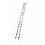 Алюминиевая односекционная приставная лестница на 18 ступеней (универсальная) Львів