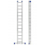 Лестница алюминиевая трехсекционная 3 х 13 ступеней (универсальная) Херсон